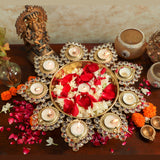 Load image into Gallery viewer, Large round shape glass crystal urli