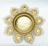 Load image into Gallery viewer, Large round shape glass crystal urli