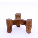 Load image into Gallery viewer, Earthy waves planter with wooden stand