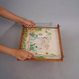 Load image into Gallery viewer, Dancing in the dusk large serving  Tray