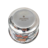 Load image into Gallery viewer, Blooming elephant print stainless steel storage jars set of 2