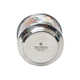 Load image into Gallery viewer, Blooming elephant print stainless steel storage jars set of 2