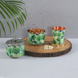 Load image into Gallery viewer, Palmea stainless steel storage jars set of 2