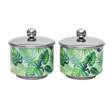 Load image into Gallery viewer, Palmea stainless steel storage jars set of 2