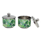 Load image into Gallery viewer, Palmea stainless steel storage jars set of 2