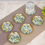 Load image into Gallery viewer, Citrus sonata set of six round coasters