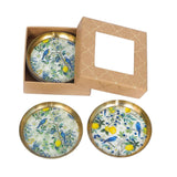 Load image into Gallery viewer, Citrus sonata set of six round coasters