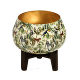 Load image into Gallery viewer, Jungle safari table planter with wooden stand