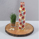 Load image into Gallery viewer, Scarlet blooms print  copper tumblers set of 2